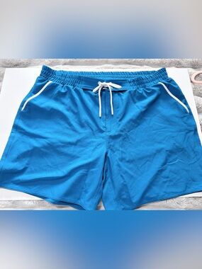 Tomboyx Blue Quick-Dry Swim Shorts with Drawstring, zipper and pockets!  size 3x